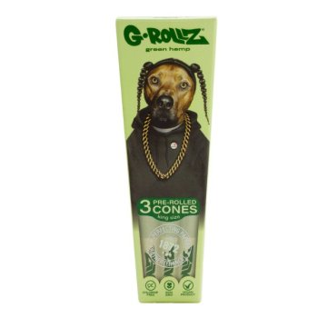 3 G-ROLLZ Pets Rock – Bio Hanf Cones King Size